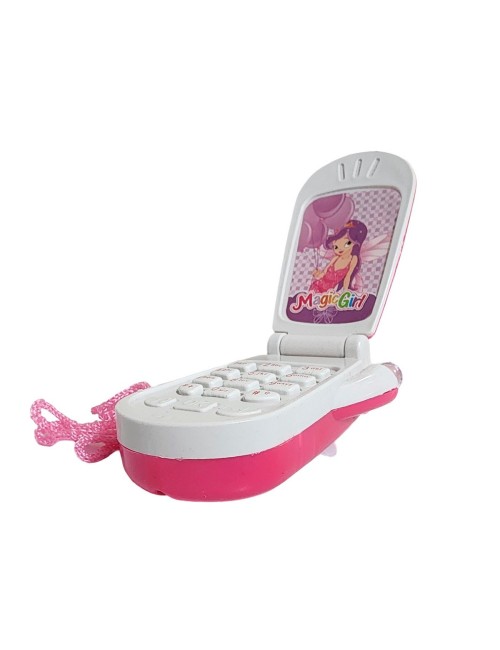 Teléfono Celular Juguete Musical Niña Princesa + Bateria
