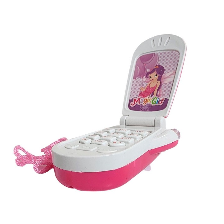 Teléfono Celular Juguete Musical Niña Princesa + Bateria