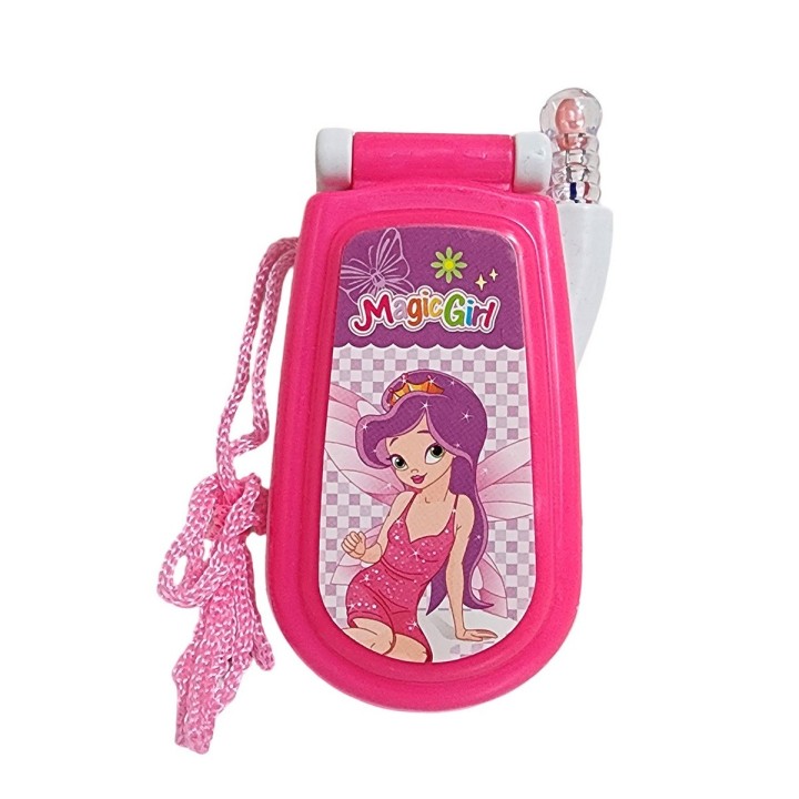 Teléfono Celular Juguete Musical Niña Princesa + Bateria