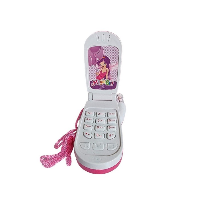 Teléfono Celular Juguete Musical Niña Princesa + Bateria