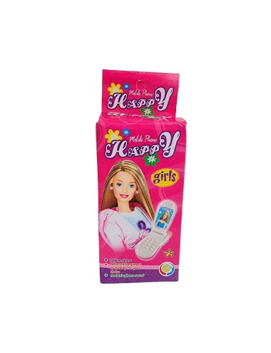 Teléfono Celular Juguete Musical Niña Muñeca + Bateria