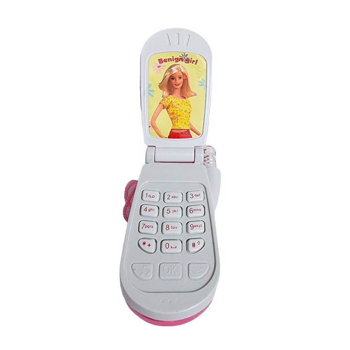 Teléfono Celular Juguete Musical Niña Muñeca + Bateria