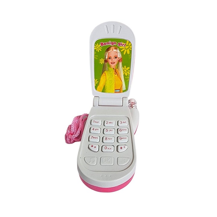 Teléfono Celular Juguete Musical Niña Muñeca + Bateria
