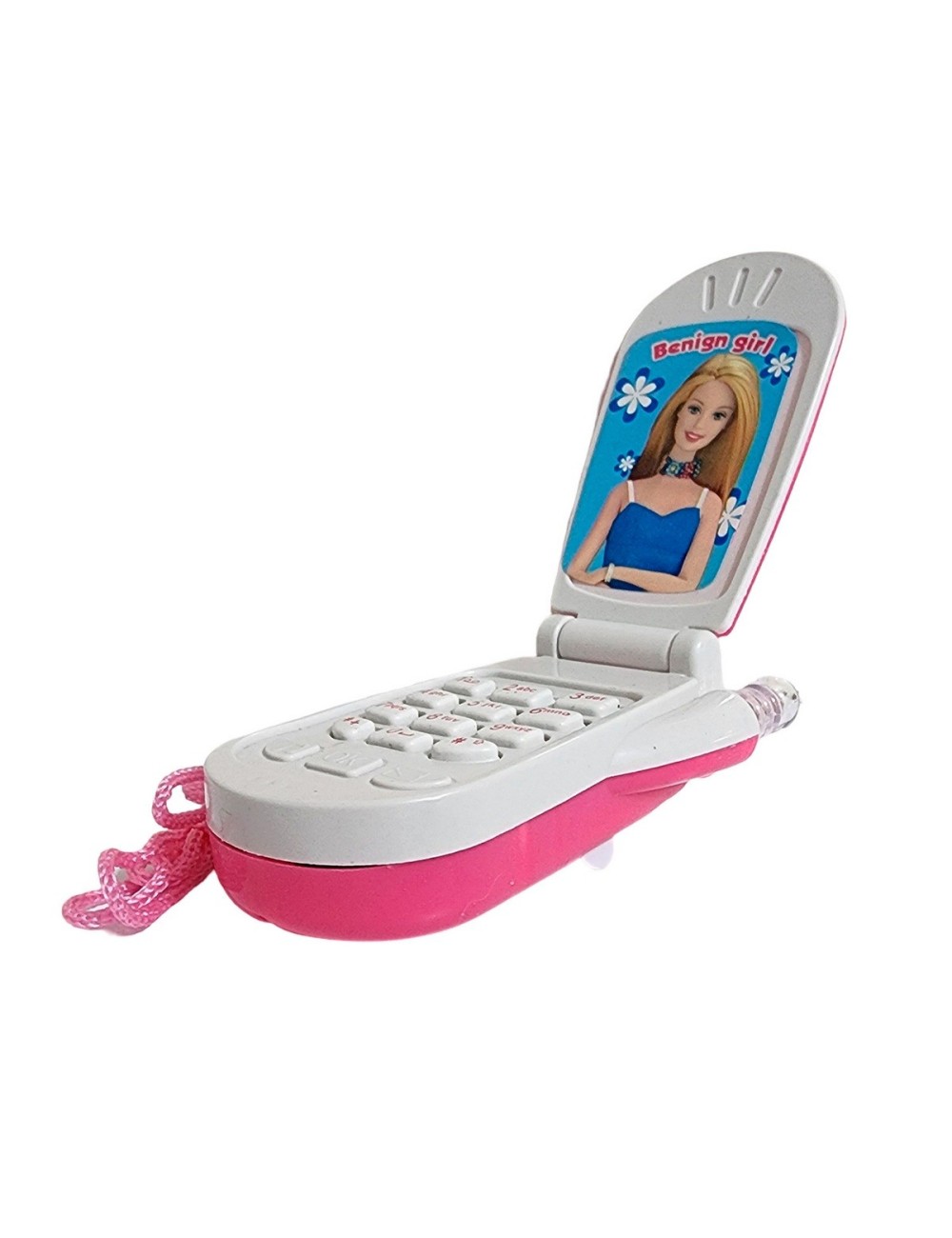 Teléfono Celular Juguete Musical Niña Muñeca + Bateria