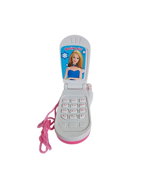 Teléfono Celular Juguete Musical Niña Muñeca + Bateria