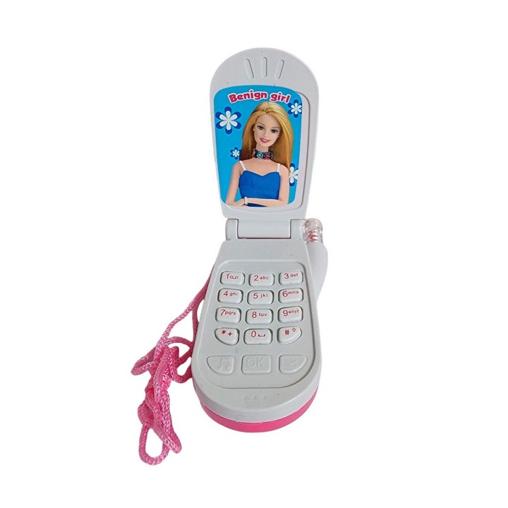 Teléfono Celular Juguete Musical Niña Muñeca + Bateria