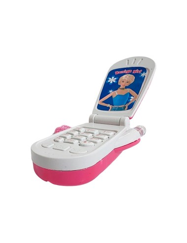 Teléfono Celular Juguete Musical Niña Muñeca + Bateria