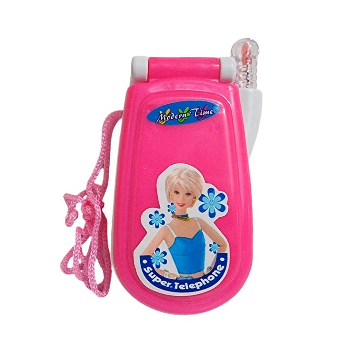 Teléfono Celular Juguete Musical Niña Muñeca + Bateria