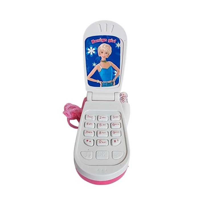 Teléfono Celular Juguete Musical Niña Muñeca + Bateria