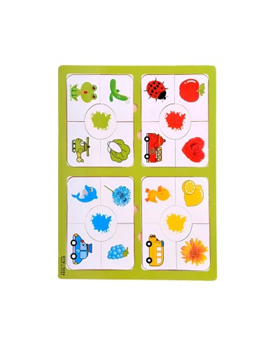 Rompecabezas Educativo 4 En 1 Figuras Colores Didactico