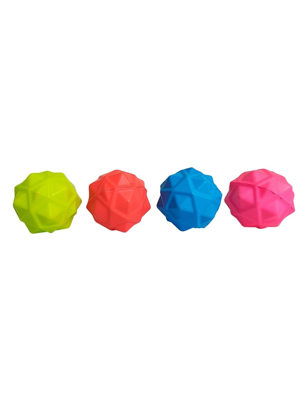 Pelotas Antiestres Saltarina Geometrica Unisex X 4 Unidades