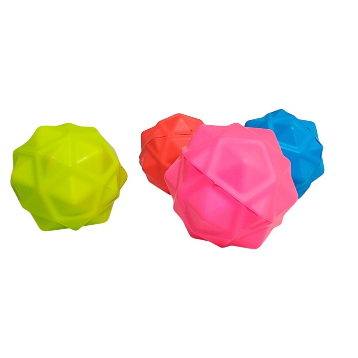 Pelotas Antiestres Saltarina Geometrica Unisex X 4 Unidades
