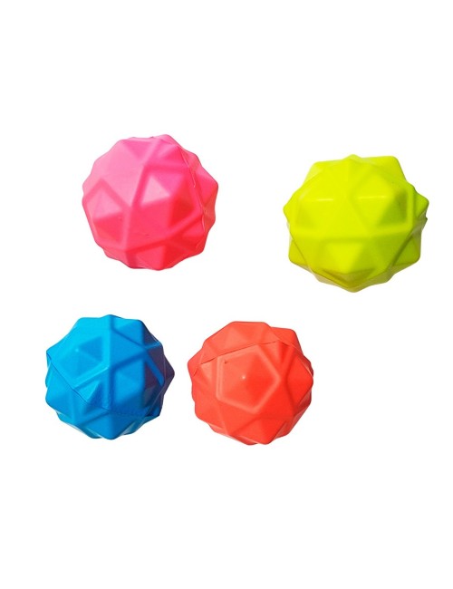 Pelotas Antiestres Saltarina Geometrica Unisex X 4 Unidades