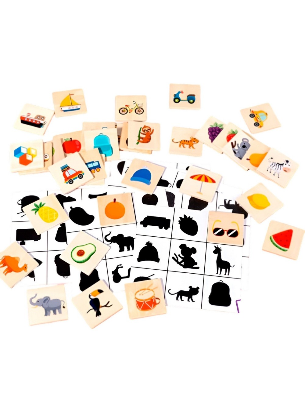 Juego De Mesa Asociar Figura Patrones Didáctico Educativo
