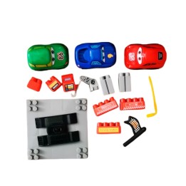 Carros Gasolinera Juguete Armable Figura Bloques Didacticos