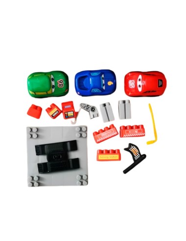 Carros Gasolinera Juguete Armable Figura Bloques Didacticos