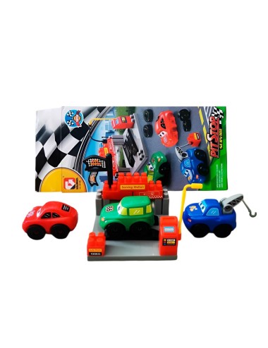 Carros Gasolinera Juguete Armable Figura Bloques Didacticos