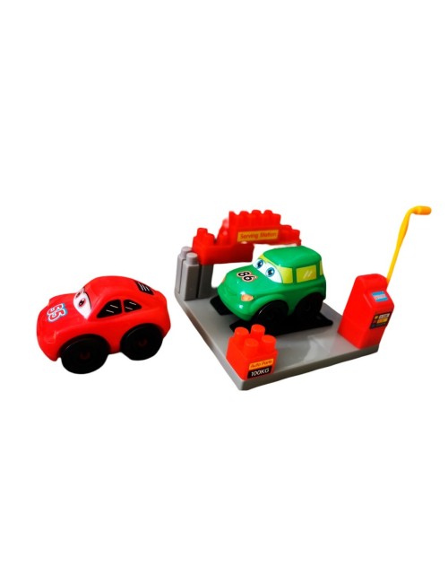 Carros Gasolinera Juguete Armable Figura Bloques Didacticos