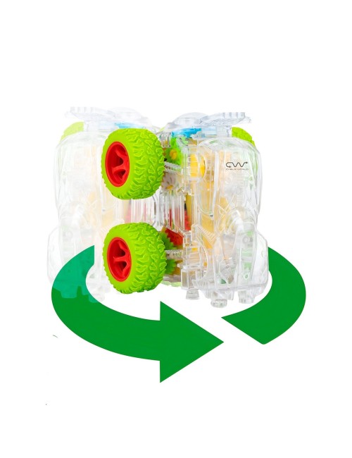 Carro Monster Juguete Luces De Arrastre Niños 360 Grados