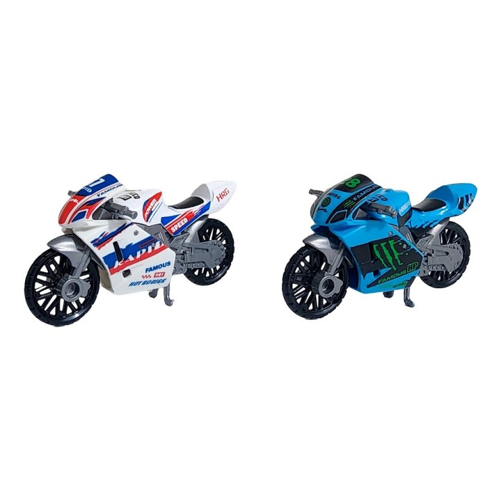 Moto Gp De Carrera De Metal Coleccionable X 4 Unidades