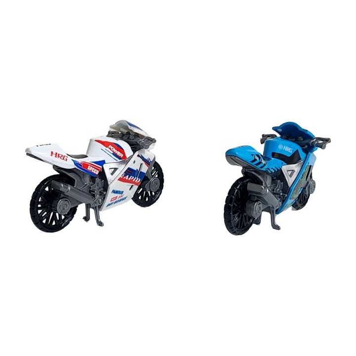 Moto Gp De Carrera De Metal Coleccionable X 4 Unidades