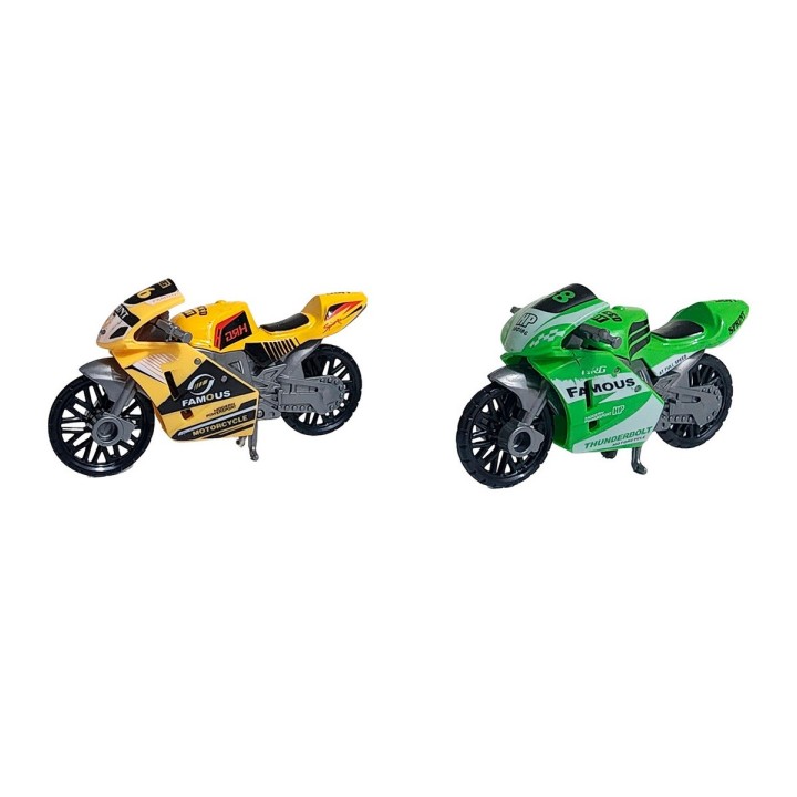 Moto Gp De Carrera De Metal Coleccionable X 4 Unidades