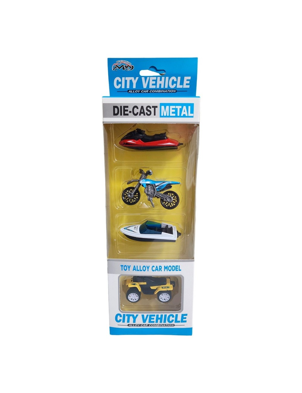 Moto Lancha Cuatrimoto Jet Ski De Metal Coleccionable