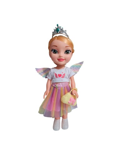 Muñeca Hada Con Alas Con Sonido Juguete Niñas Interactiva