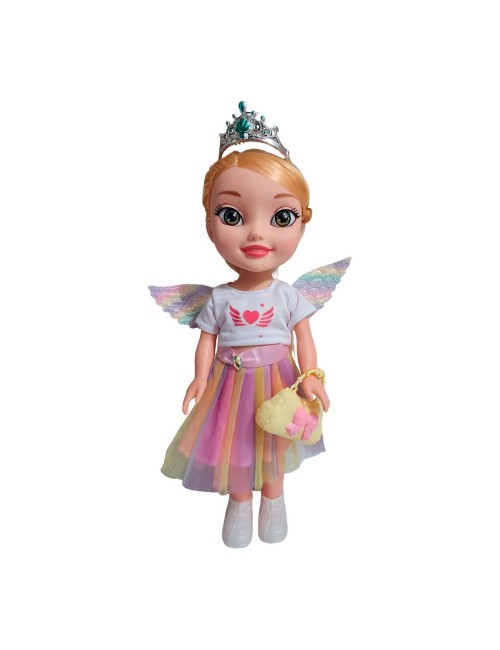 Muñeca Hada Con Alas Con Sonido Juguete Niñas Interactiva