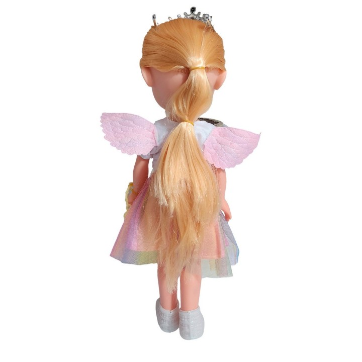 Muñeca Hada Con Alas Con Sonido Juguete Niñas Interactiva