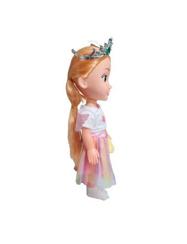 Muñeca Hada Con Alas Con Sonido Juguete Niñas Interactiva