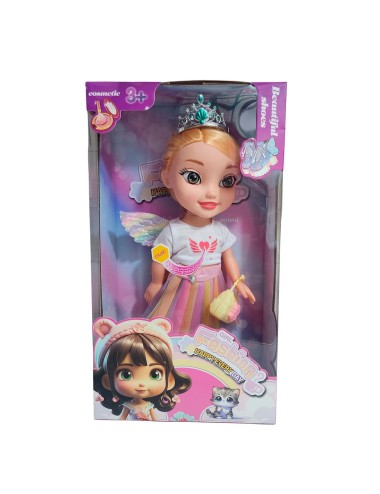 Muñeca Hada Con Alas Con Sonido Juguete Niñas Interactiva