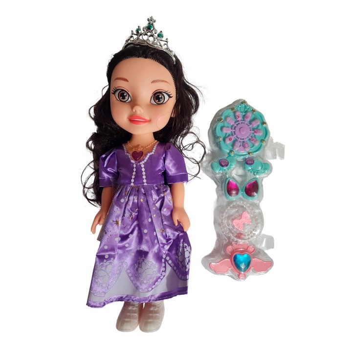 Muñeca Princesa Con Sonido Juguete Niñas + Accesorios