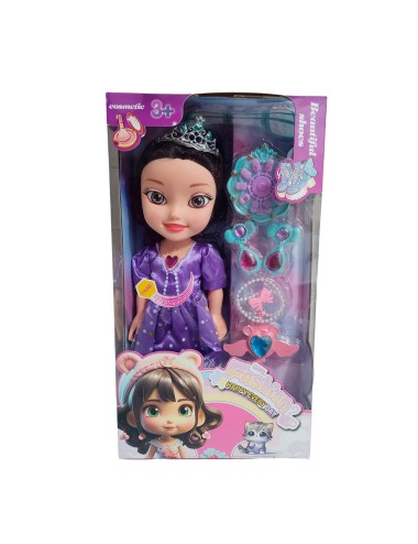 Muñeca Princesa Con Sonido Juguete Niñas + Accesorios