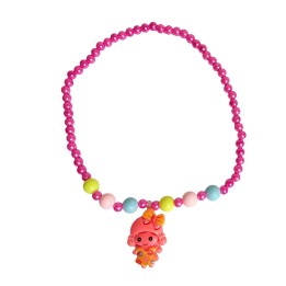 Set De Collares De Juguete Para Niñas + Estuche Corazon X 4u
