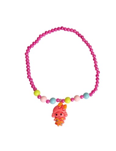 Set De Collares De Juguete Para Niñas + Estuche Corazon X 4u