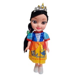 Muñeca Princesa Con Corona Y Sonido Juguete + Acccesorios