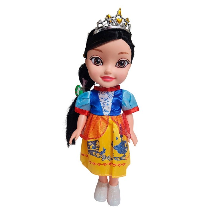 Muñeca Princesa Con Corona Y Sonido Juguete + Acccesorios