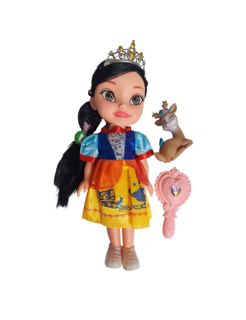 Muñeca Princesa Con Corona Y Sonido Juguete + Acccesorios