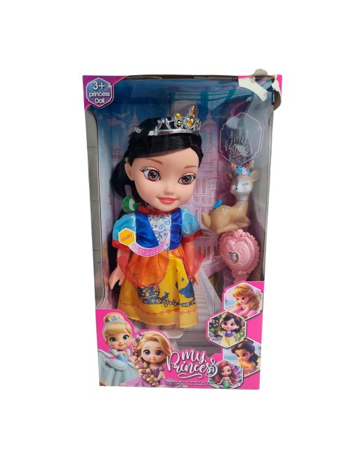Muñeca Princesa Con Corona Y Sonido Juguete + Acccesorios
