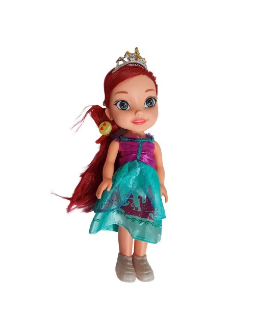 Muñeca Princesa Con Corona Y Sonido Juguete + Acccesorios