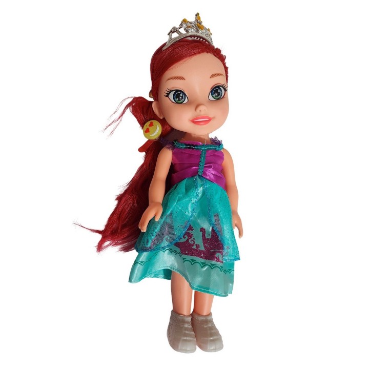 Muñeca Princesa Con Corona Y Sonido Juguete + Acccesorios