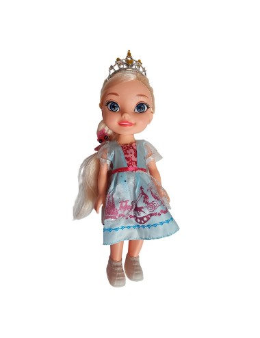 Muñeca Princesa Con Corona Y Sonido Juguete + Acccesorios
