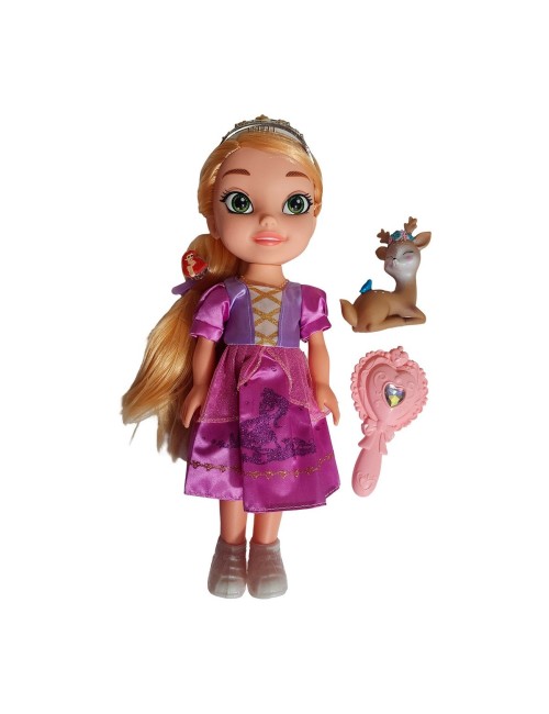 Muñeca Princesa Con Corona Y Sonido Juguete + Acccesorios