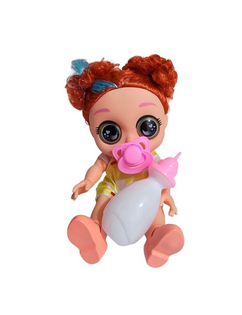 Muñeca Con Vestido Chupo Y Tetero Juguete Niñas