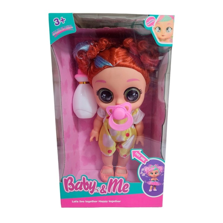 Muñeca Con Vestido Chupo Y Tetero Juguete Niñas
