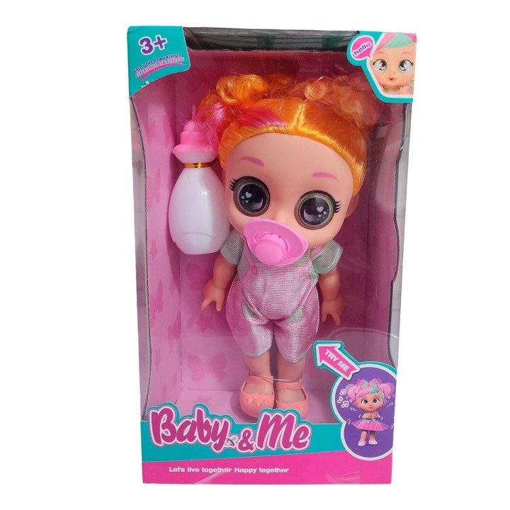 Muñeca Con Vestido Chupo Y Tetero Juguete Niñas