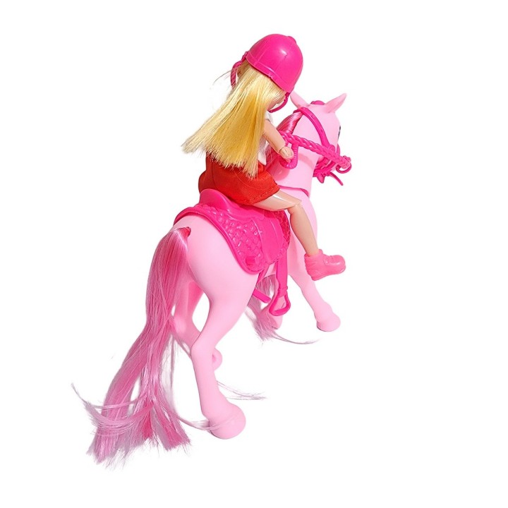 Muñeca Jinete Con Caballo Interactiva Juguete Niñas