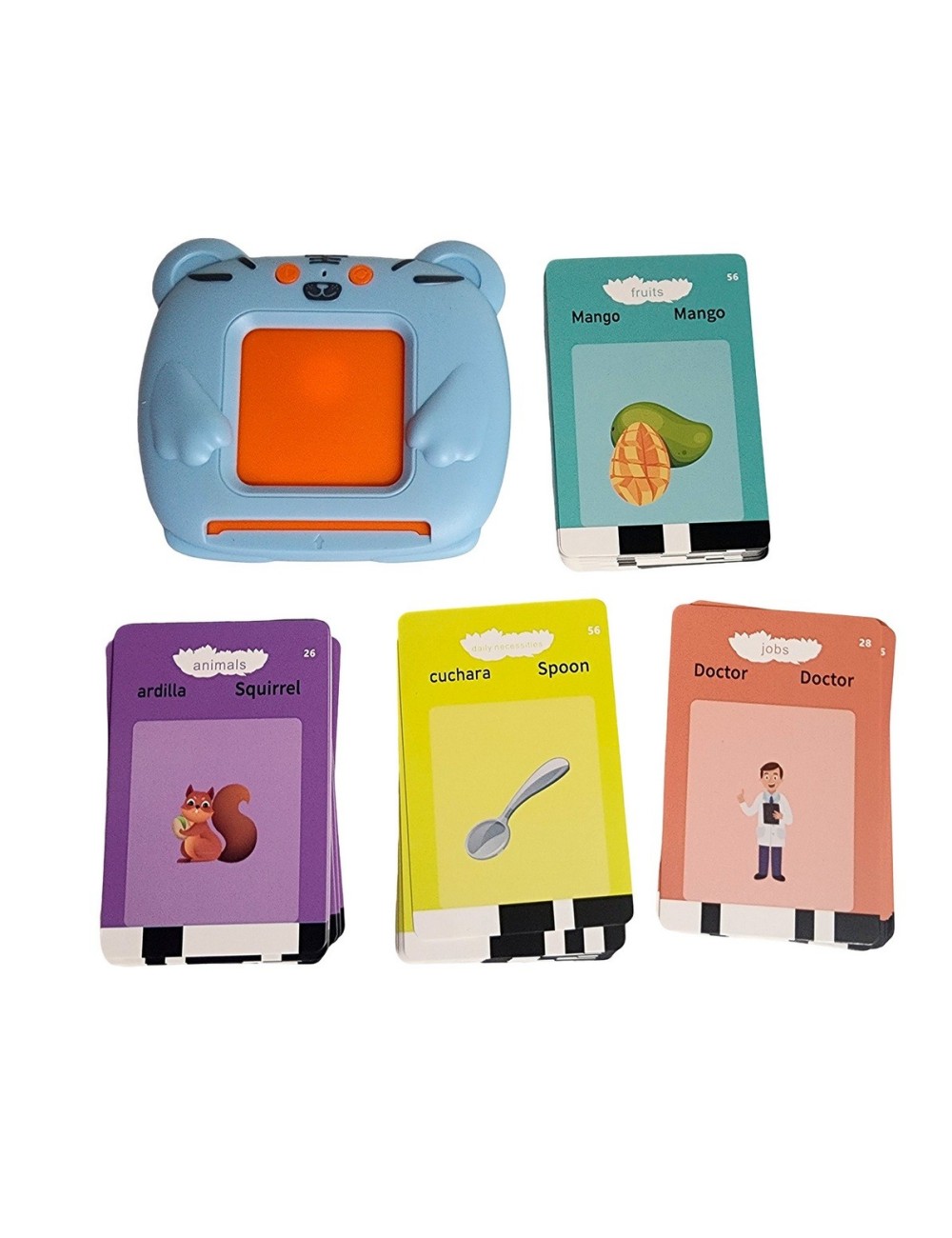 Lector De Tarjetas Aprendizaje Didactico Juguete Niños