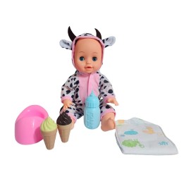 Muñeco Bebe Pijama Con Pañal Bacinilla + Accesorios